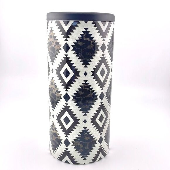 Leopard diamanté Skinny Can Hard Koozie - Picture 2 of 4